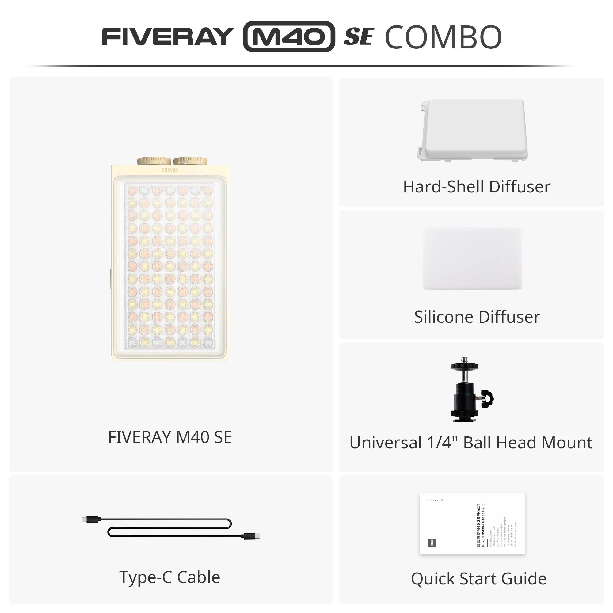 ZHIYUN FIVERAY M40 SE Combo · imagen 3