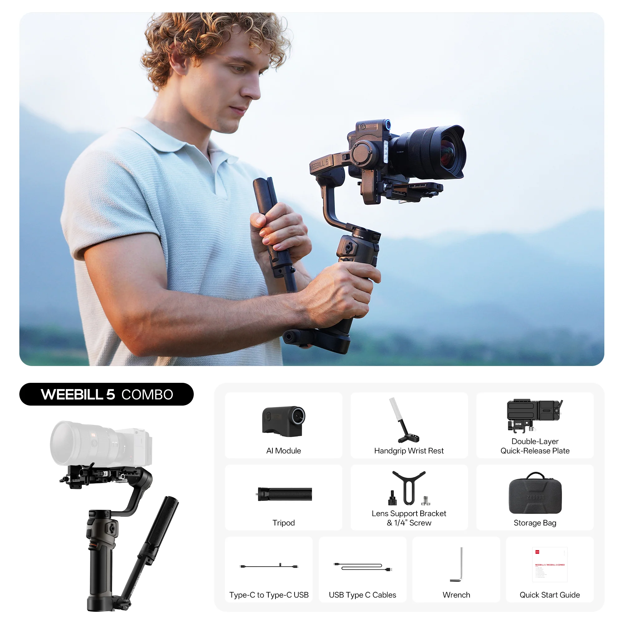 ZHIYUN WEEBILL 5 Combo · imagen 3